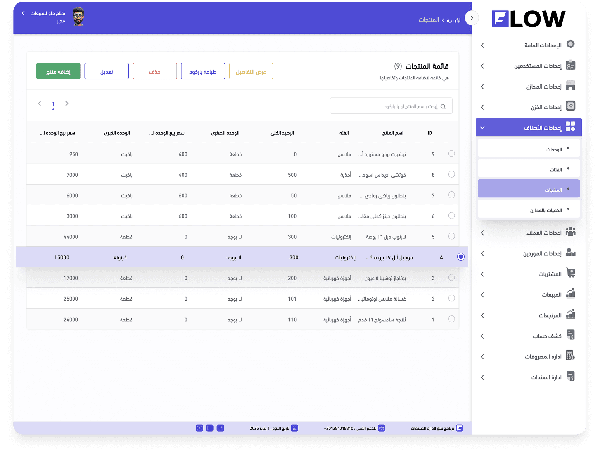 البيانات الأساسية